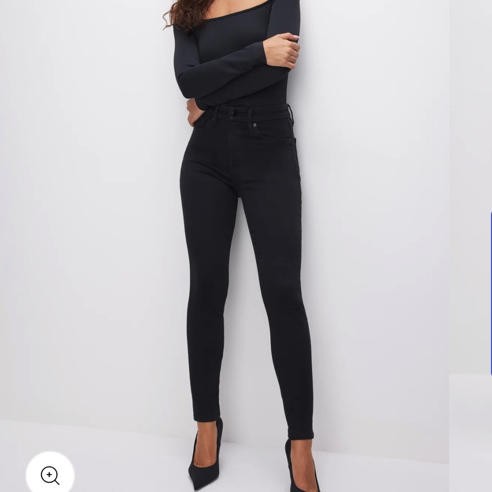 Good American Women's Black Skinny Jeans 6-12